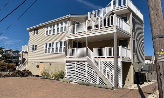 South Beach Haven House | Beach Block in Beach Haven - 3 bedrooms + 2 full baths - Unit 1 of duplex