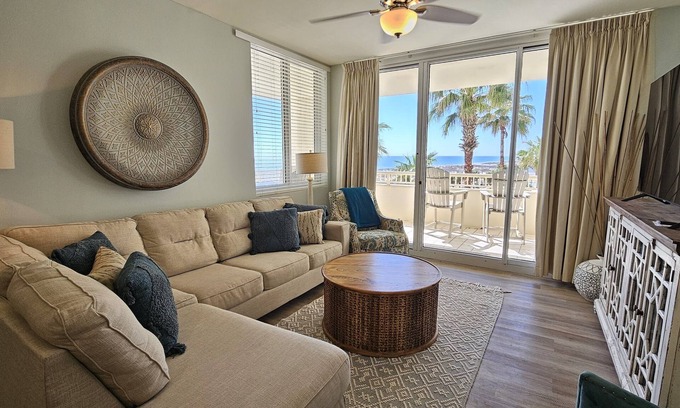 Fort Morgan Condo | Beach Club A402 K/FF/Sofa Sleeper Direct Gulf View - WiFi - Sleeps 8