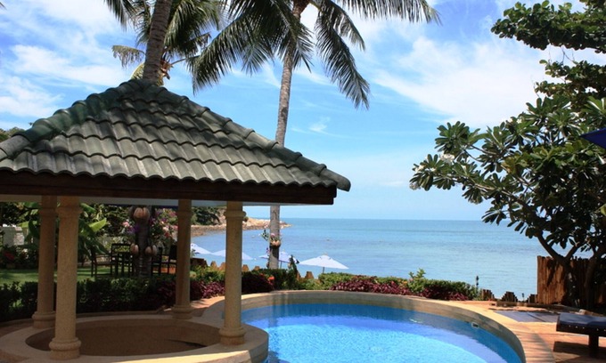 Moo 5 Villa | Beach front villa with private pool and 5 bed rooms with stunning view in resort
