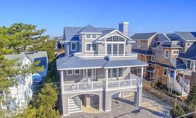 Beach Haven House | Beach Haven LEHYC new home with pool and outdoor kitchen