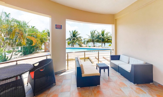 Surfside Condo | Beachfront Apartment w/Ocean View, Shared Pool, Kitchenette, Partial A/C & WiFi!