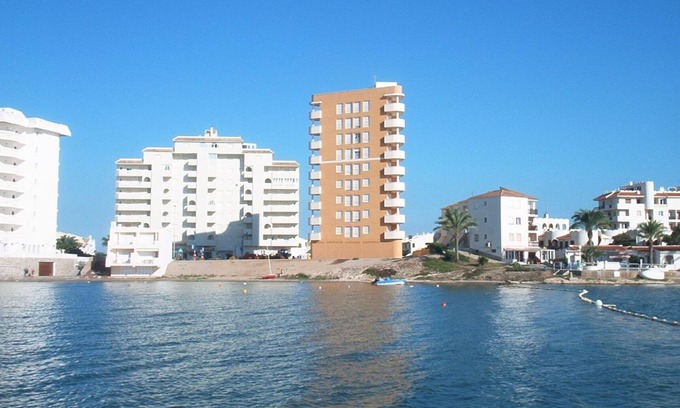 San Javier Apartment | Beachfront Apartment with Pool, WiFi & A/C in La Manga