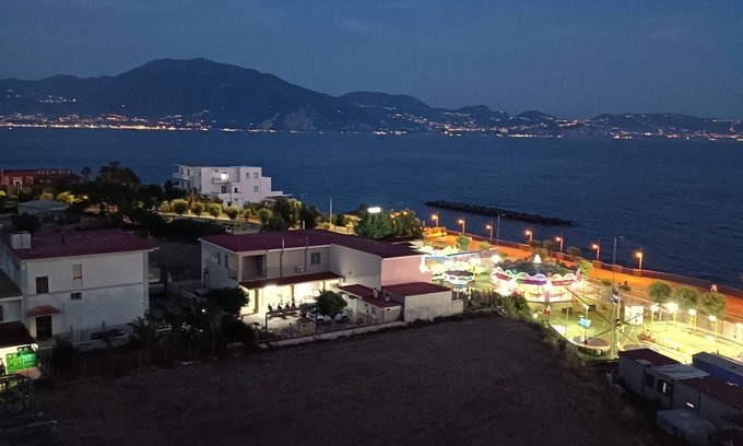 Mount Vesuvius - Pompei Apartment | Beachfront - Capri Studio apartment x 2 people on the waterfront with Capri view
