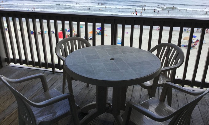 Garden City Condo | Beachfront Condo, ground parking, beach, Pool, 20 Ft to beach, 1mi to pier/dwtn