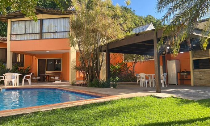 Porto Seguro House | Beachfront house with 4 suites, barbecue and swimming pool in Porto Seguro.