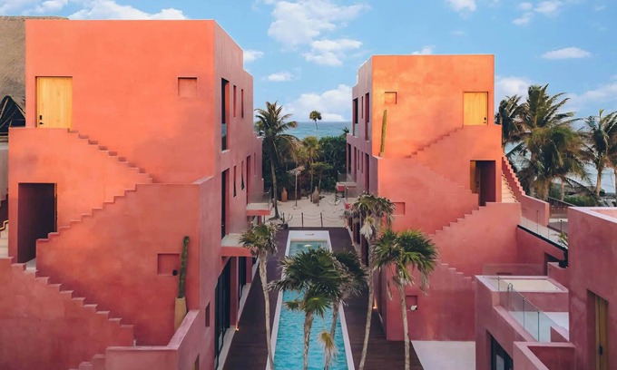Zona Hotelera House | Beachfront Oasis - Yoga Deck - Jacuzzi - 25M Pool