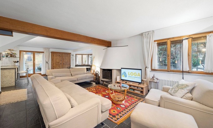 Surlej House | Beautiful 6-room detached house, spacious living room with direct access to the