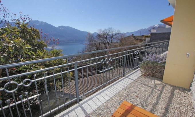 Brione sopra Minusio Apartment | Beautiful duplex apartment with stunning panoramic views in two-family house
