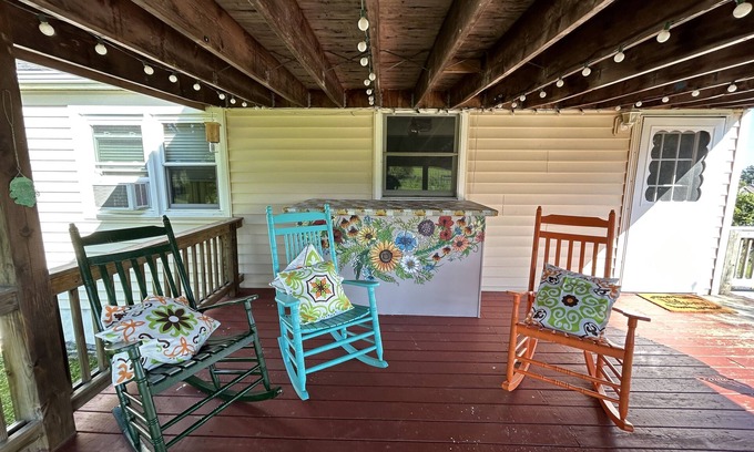 Beaver Dams House | Beautiful countryside home with spacious rooms and a large covered porch.