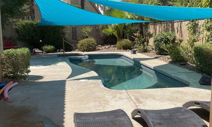 Rancho Ocatillo House | Beautiful Desert home with private yard/pool in La Quinta, STVR permit #068273