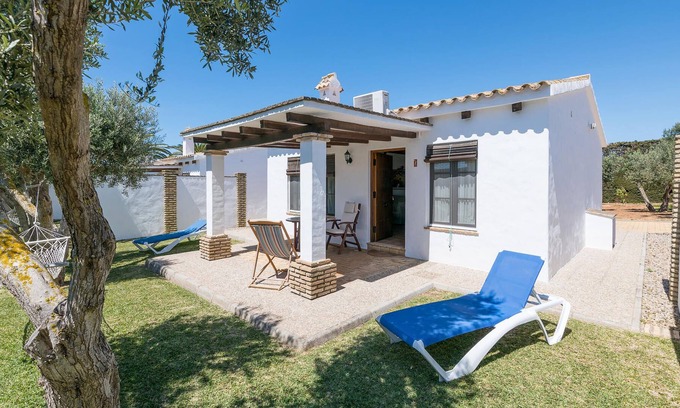 Conil de la Frontera House | Beautiful complex of three houses with garden and community pool.