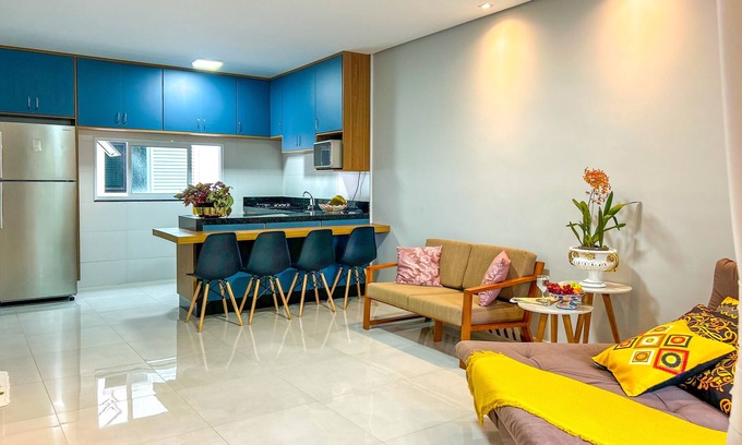 Boituva Apartment | BEAUTIFUL FULL DUPLEX APARTMENT, WITH GOURMET AREA + HOME OFFICE