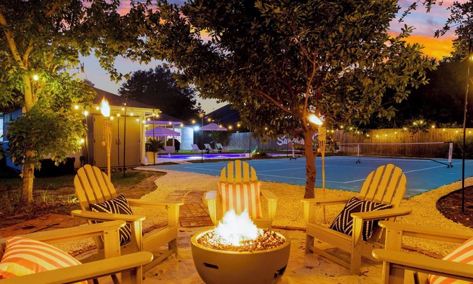 Treasure Cove House | Beautiful home- pickle ball, pool, fire pit, game room, & basketball