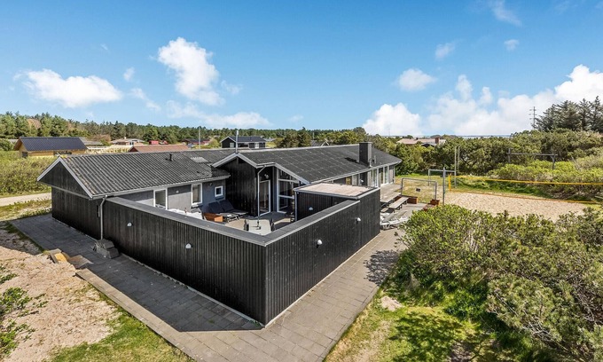 Klegod Strand House | Beautiful home in Ringkøbing with sauna