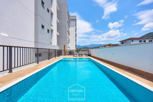 Centro Apartment | Beautiful in Ubatuba - Barbecue, Pool, Air Conditioning