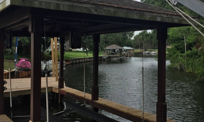 Lake Placid House | Beautiful Lake June Canal front home
