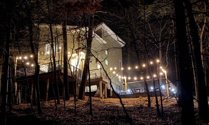 Basye House | Beautiful, NEW Home with Resort Passes, Hot Tub, Games and EV Charger