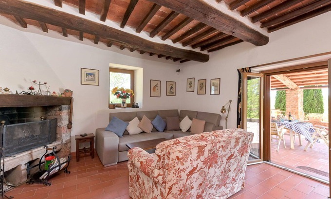 Massa Marittima House | Beautiful private villa for 6 people with WIFI, TV, patio, pets allowed and panoramic view