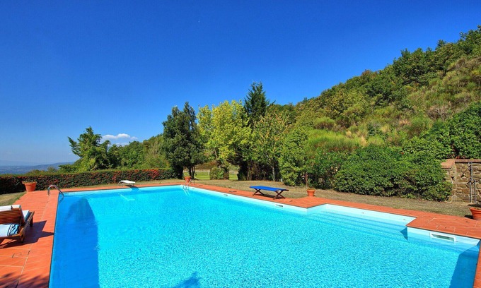 Arezzo Villa | Beautiful private villa with WIFI, A/C, private pool, TV and panoramic view, close to Arezzo