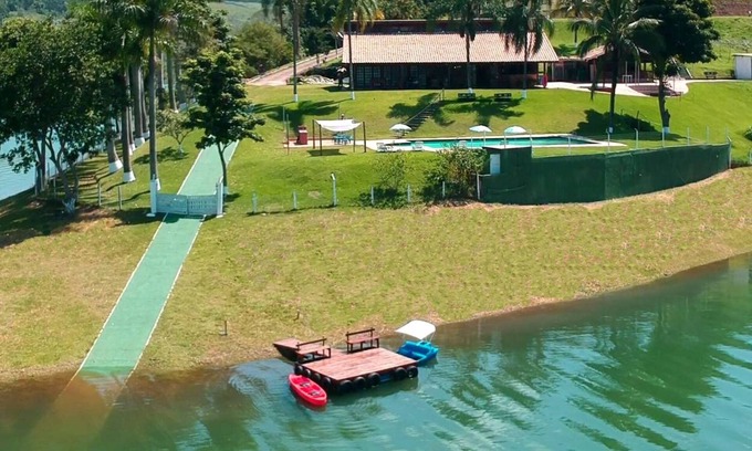 Igarata House | Beautiful Property at the lake, Swiming Pool, Fishing , Barbecue, Jacuzzi