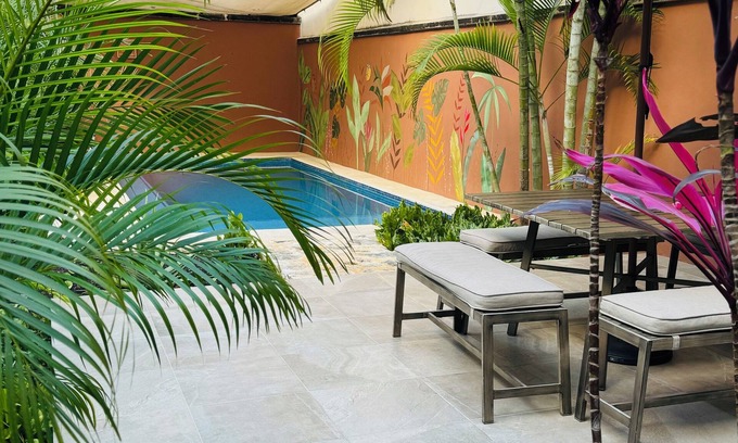 Ejidal Apartment | Beautiful studio with pool.