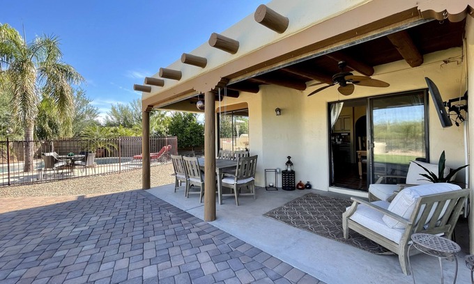 Casas Adobes House | Beautiful Tucson Oasis, fenced pool, fully fenced yard