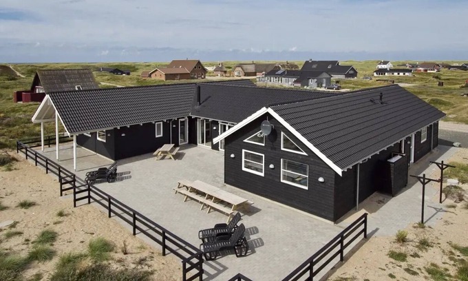 Vrist Strand House | Beautiful vacation home with indoor pool and large activity room near Harboøre.