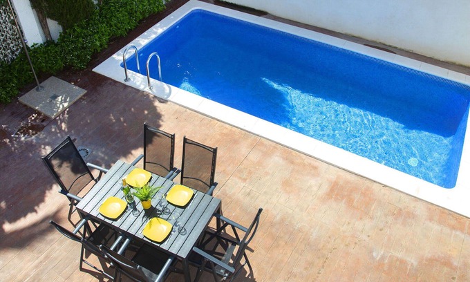 San Juan de Alicante House | Beautiful villa for 10 people with A/C, WIFI, private pool, TV, terrace and parking