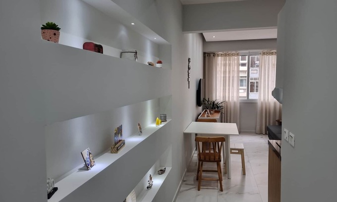 Copacabana RV Rental | Bedroom and livingroom