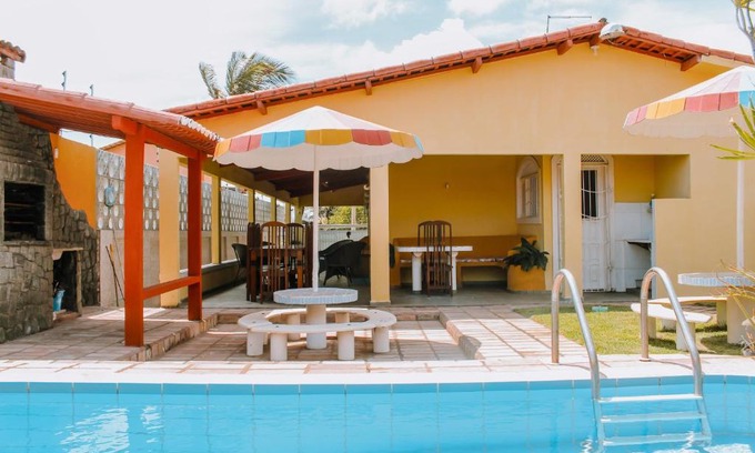 Alcacus House | Belíssima casa de temporada próximo ao mar