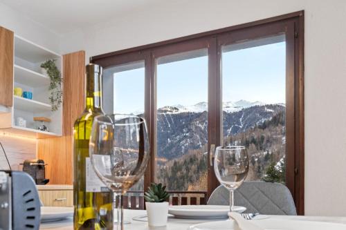 Nendaz Apartment | Bel appartement avec vue alpine