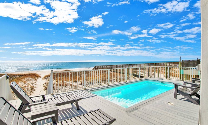 Gulf Shores House | Bella Bleu - Beachfront, Private Pool