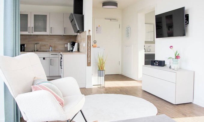 Fehmarn Apartment | BeltBlick 29 - Roof terrace. Sea view. Barrier-free. Silence.