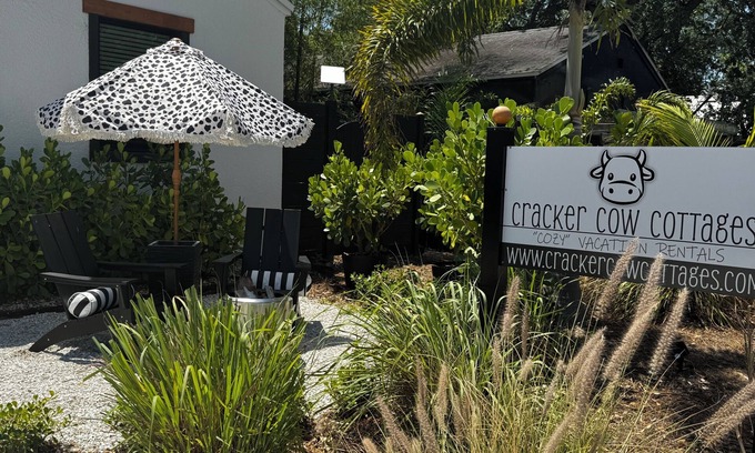 Fort Myers River District House | Black Brindle Bungalow, Downtown Ft. Myers: Walk to Best Eats and Shops!