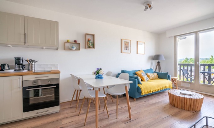 Blonville-sur-Mer Apartment | Bleu d'Ornano - proche de la plage