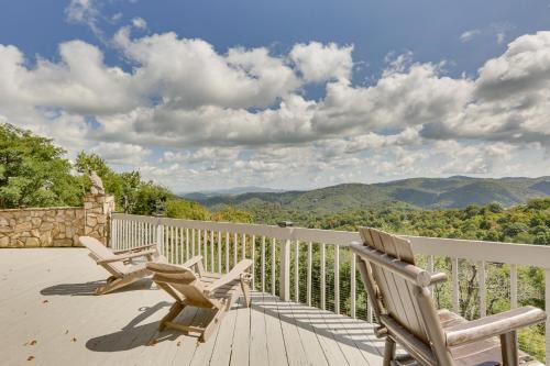 Blowing Rock House | Blowing Rock Home with Hot Tub and Mountain-View Deck!