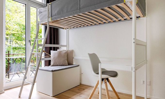 Seebach Apartment | Blueground | Seebach, balcony, nr Zürich Zoo