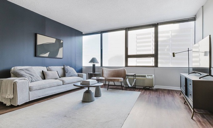 South Loop Apartment | Blueground | South Loop, rooftop & gym, nr parks