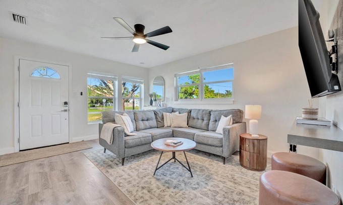 Sun Bay South House | Boho Oasis with Heated Pool, Billiards, Shuffleboard & More