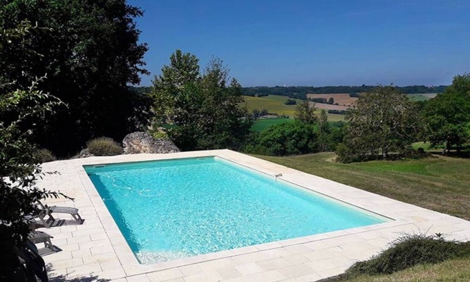 Saint-Creac House | Bois Dragon - grande maison avec piscine privée
