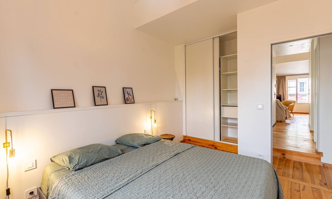 Grand Parc-Paul Doumer Apartment | Bordeaux Centre Jardin Public T3 Renove ET Clmatise Dans Immeuble Pierre