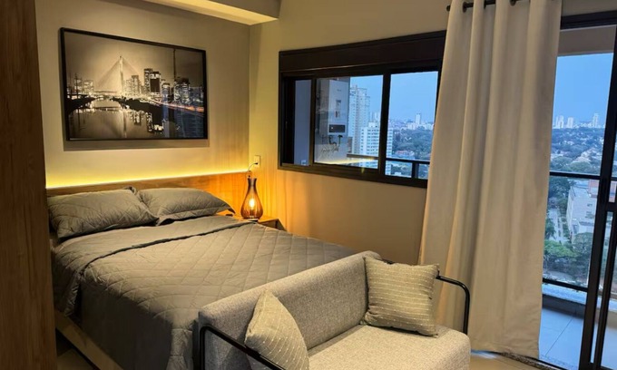 Sao Paulo Apartment | Luxurious and modern studio in the South Zone of São Paulo.
