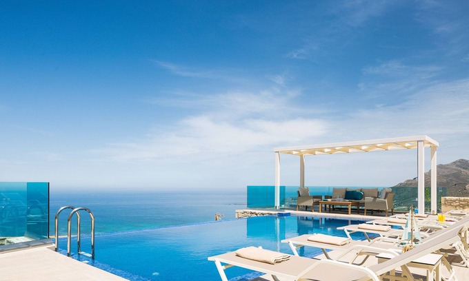 Zerviana Villa | Brand new villa Bonsai, breakfast, amazing sea & sunset view, luxury