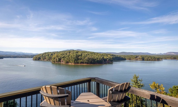 Lakeview Hills House | Breathtaking Lake & Mountain Views & Private Dock. Enjoyable Year Round!
