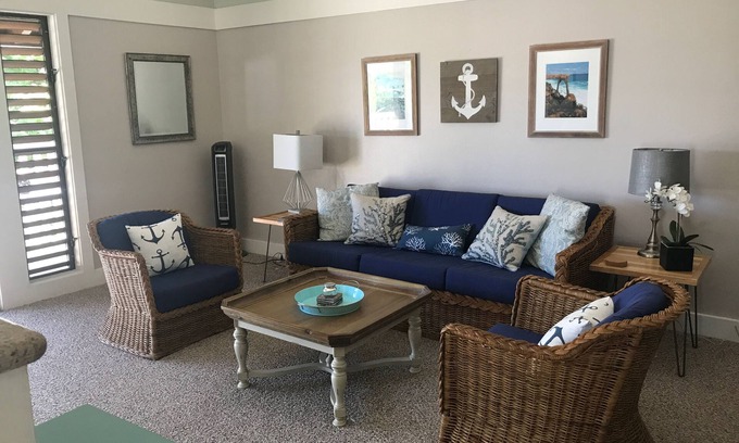 Poipu Condo | Bright beach condo #231 - Updated and steps to the beach!