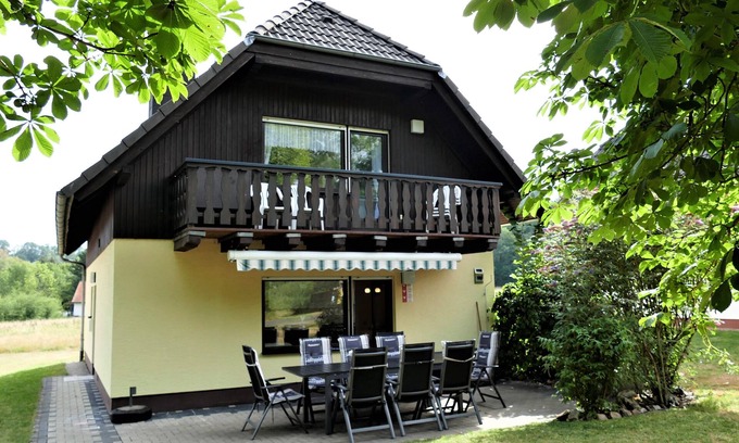 Feriendorf Silbersee House | Bright cottage in country style for up to 10 people. Additional costs and Wi-Fi incl.