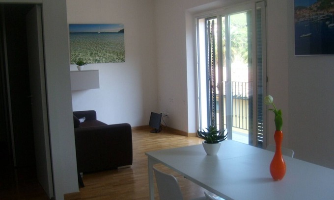 Porto Azzurro Apartment | Bright, modern apartment by the sea with 2 balconies