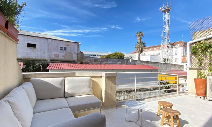 Penha de Franca Apartment | Bright spacious duplex with terrace next to Graça in a very calm area