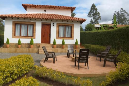 Villa de Leyva House | Cabaña familiar con 4 dormitorios y baños privados