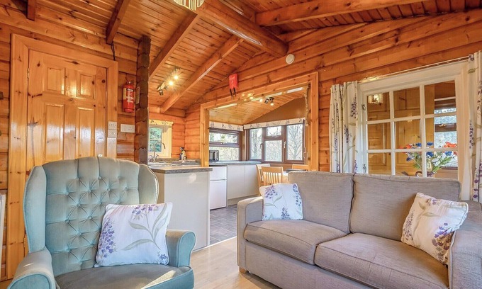 Bronaber House | Cabin 280 is a gold graded cabin located towards the bottom of the holiday village and has a large p